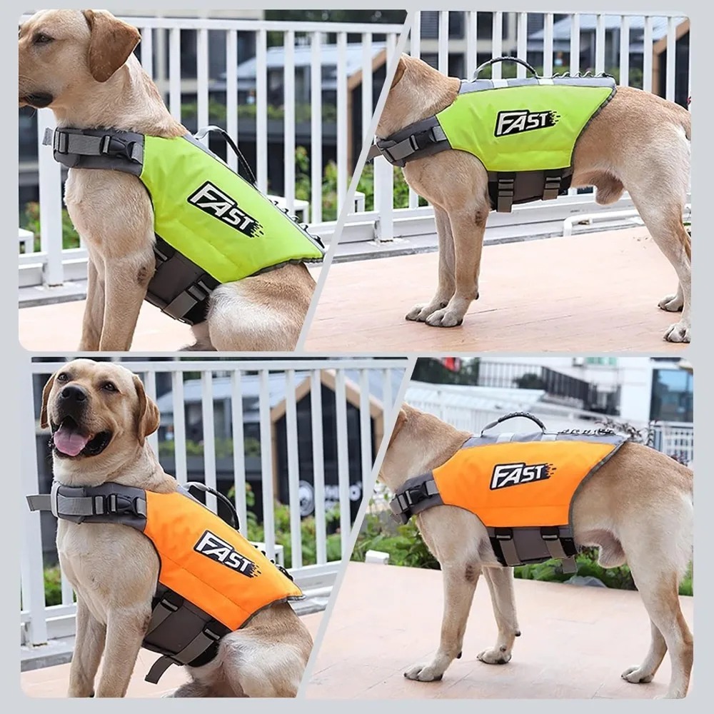 Dog Life Jacket - Регулируемый спасательный жилет для собак с