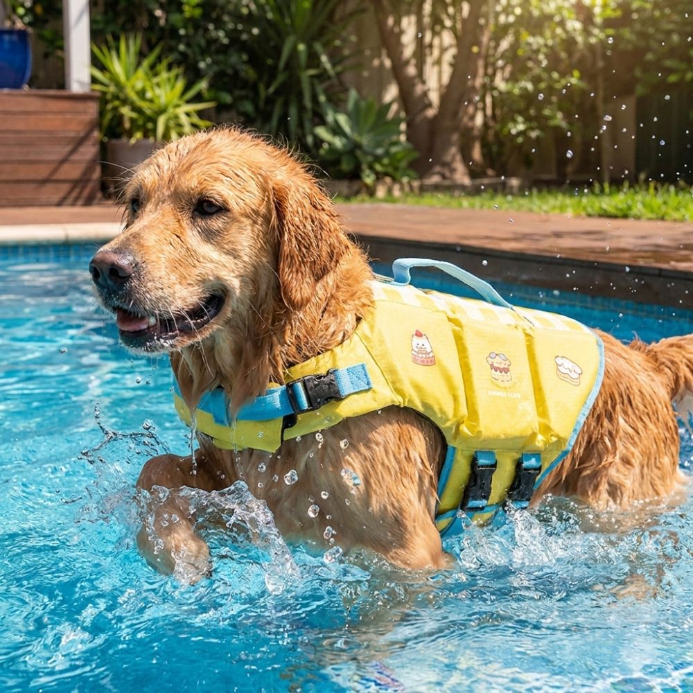 Dog Life Jacket - Водонепроницаемый спасательный жилет для собак с