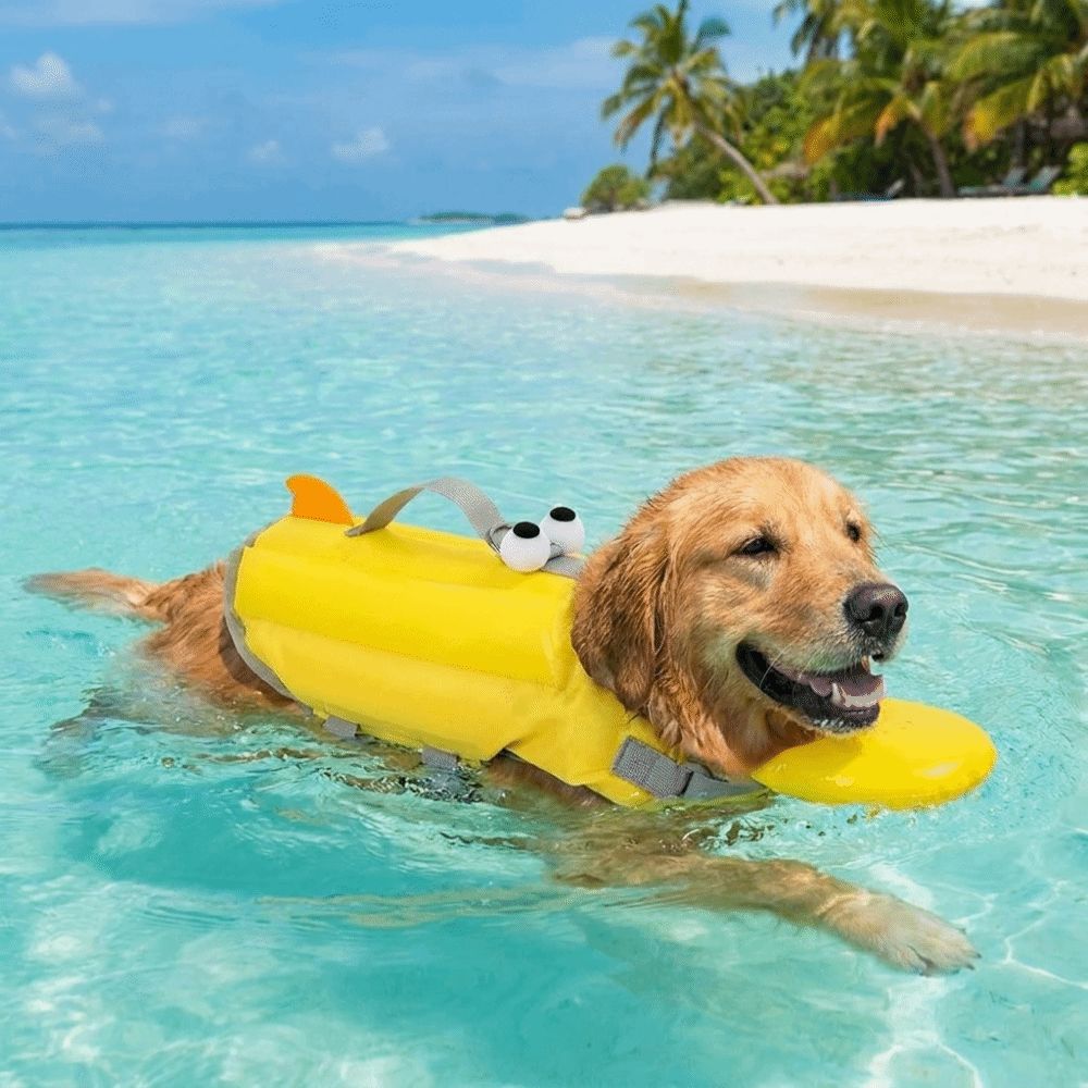 Dog Life Jacket - Регулируемый водонепроницаемый спасательный жилет для собак
