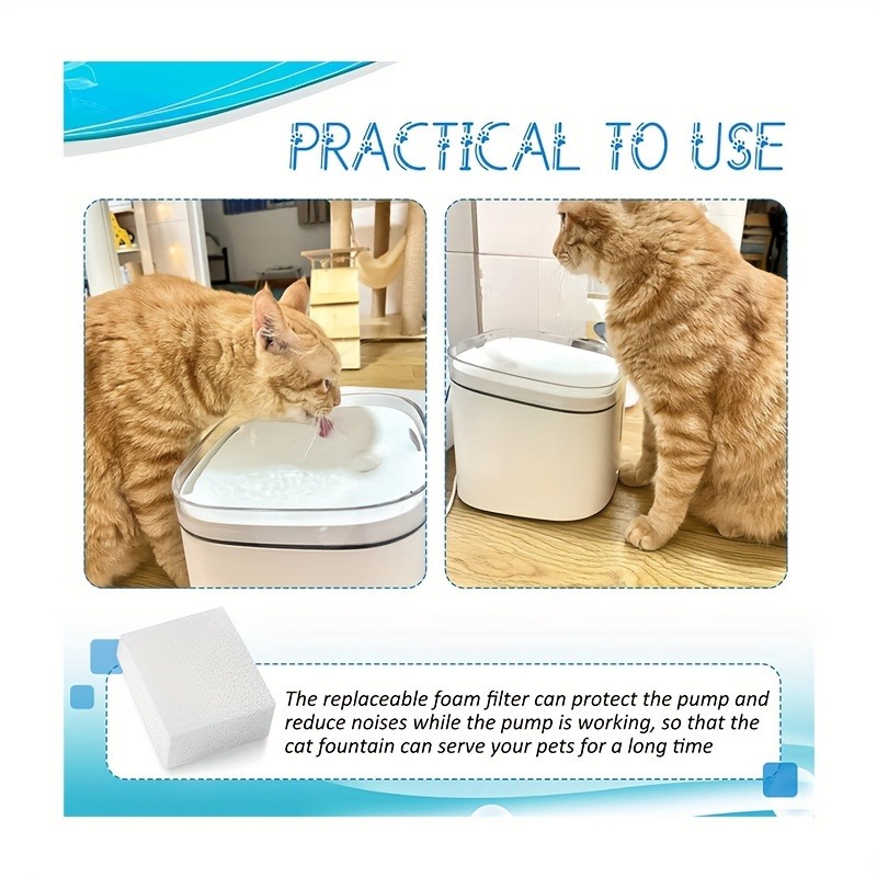 Сменные губчатые фильтры KEMOR – обзор и цена Cat Water Fountain Filter