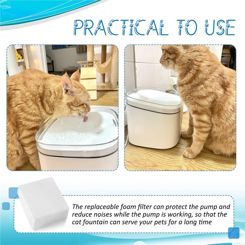Предфильтры-губки (60 шт.) для – обзор и цена Cat Water Fountain Filter
