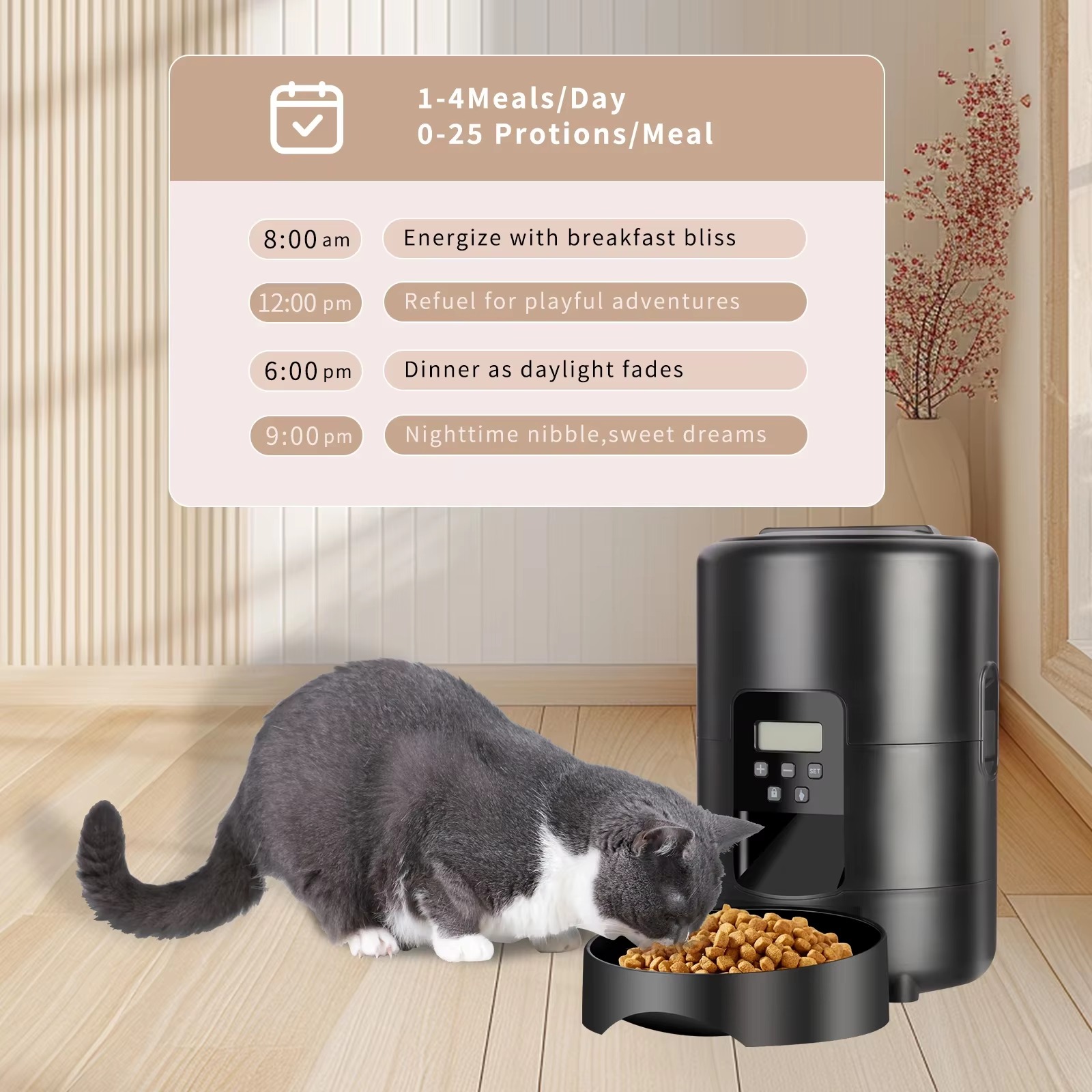 Автоматическая кормушка для жи – обзор и цена Automatic Pet Feeder