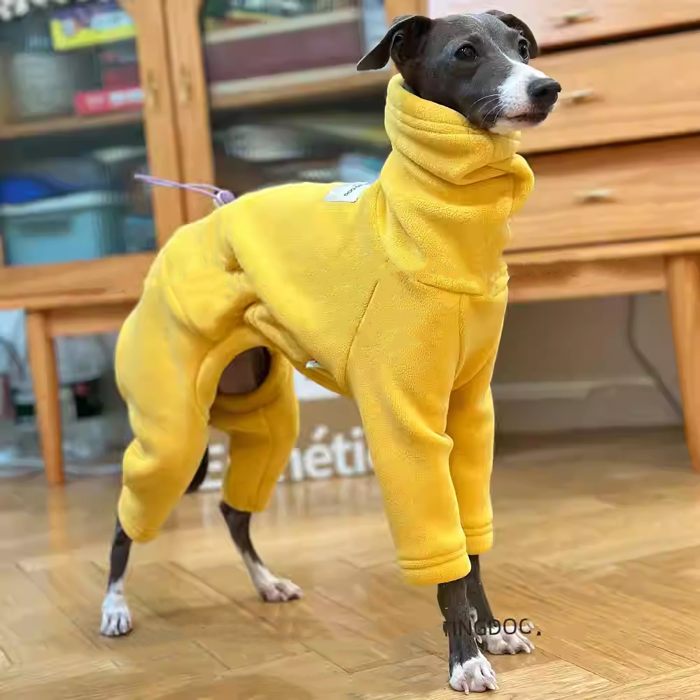Теплый желтый флисовый свитер  – обзор и цена Dog Life Jacket